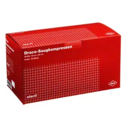 Sesalne komprese sterilne 10x20c, 25 kom