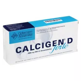 CALCIGEN D forte 1000 mg/880 I.E. šumeče tablete, 40 kom