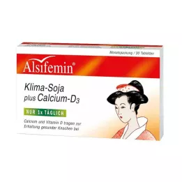 ALSIFEMIN Klima-Soja plus Kalcij D3 tablete, 30 kom