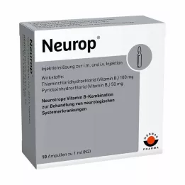 NEUROP Ampule raztopine za injiciranje, 10X1 ml