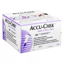 ACCU-CHEK Lancete Safe T Pro Plus, 200 kos
