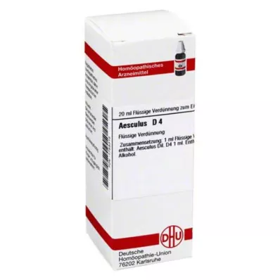 AESCULUS D 4 Razredčitev, 20 ml AESCULUS D 4 Razredčitev, 20 ml