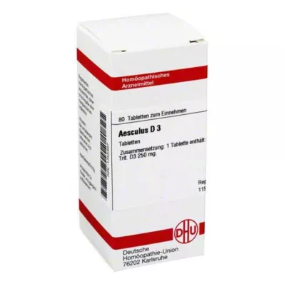 AESCULUS D 3 tablete, 80 kos AESCULUS D 3 tablete, 80 kos