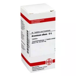ARSENICUM ALBUM D 6 tablet, 80 kos