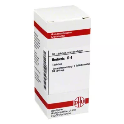 BERBERIS D 4 tablete, 80 kos