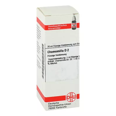 CHAMOMILLA D 2 Razredčitev, 20 ml CHAMOMILLA D 2 Razredčitev, 20 ml