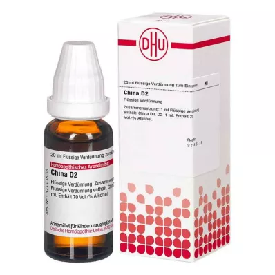 CHINA D 2 Razredčitev, 20 ml