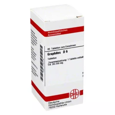 GRAPHITES D 6 tablet, 80 kos