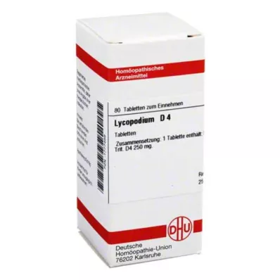 LYCOPODIUM D 4 tablete, 80 kos