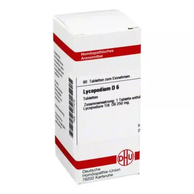 LYCOPODIUM D 6 tablet, 80 kos LYCOPODIUM D 6 tablet, 80 kos