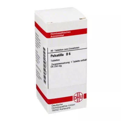 PULSATILLA D 6 tablet, 80 kos PULSATILLA D 6 tablet, 80 kos