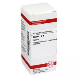 SILICEA D 4 tablete, 80 kos