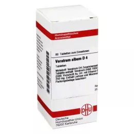 VERATRUM ALBUM D 4 tablete, 80 kos