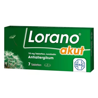 LORANO akut tablete, 7 kom