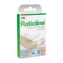 RATIOLINE občutljiva obloga za rane 4 cmx1 m, 1 kos