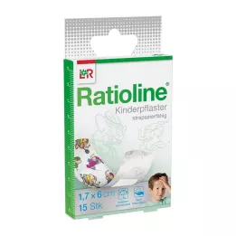 RATIOLINE otroški mavčni trakovi, 15 kosov