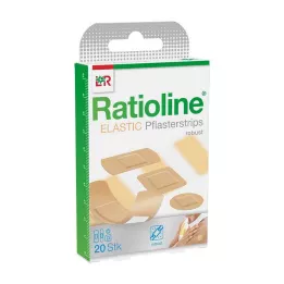RATIOLINE elastični mavčni trakovi v 4 velikostih, 20 kosov