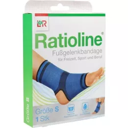 RATIOLINE aktivni povoj za gleženj velikost S, 1 kos