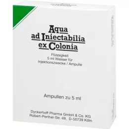 AQUA AD iniectabilia ex Colonia ampule, 10X5 ml