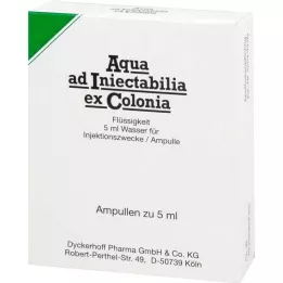 AQUA AD iniectabilia ex Colonia ampule, 5X5 ml