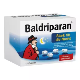 BALDRIPARAN Močne nočne obložene tablete, 120 kos