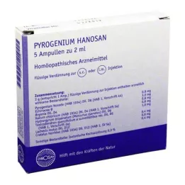 PYROGENIUM HANOSAN Raztopina za injiciranje, 5X2 ml