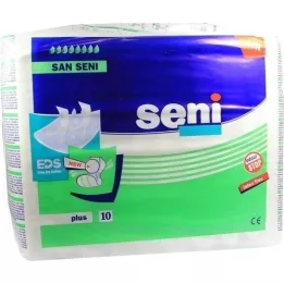 SAN SENI plus anatomske šablone nočna velikost 3, 10 kos