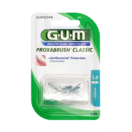 GUM Proxabrush nadomestne ščetke 0,7 mm jelka, 8 kos