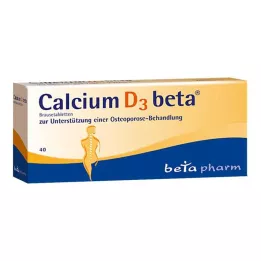 CALCIUM D3 beta šumeče tablete, 40 kom