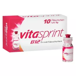 VITASPRINT Steklenice za pitje B12, 10 kom