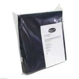 Klinasta blazina s prevleko, modra, 1 kos