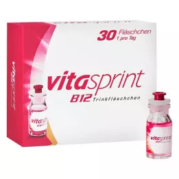 VITASPRINT Steklenice za pitje B12, 30 kom