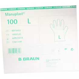 MANUPLAST Rokavice za enkratno uporabo, velike, lahke, 100 kosov