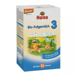 HOLLE Ekološko nadaljevalno mleko za dojenčke 3, 600 g