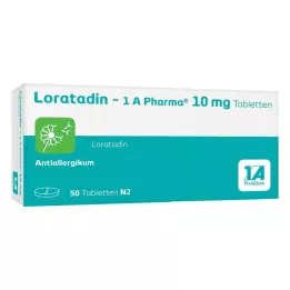 LORATADIN-1A Pharma tablete, 50 kos