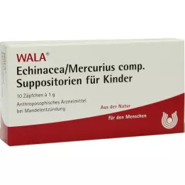 ECHINACEA/MERCURIUS komp. otroške svečke, 10X1 g