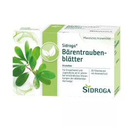 SIDROGA Filter vrečke za čaj iz listov medvejke, 20X2,0 g
