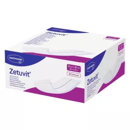 ZETUVIT Vpojne komprese nesterilne 10x20 cm, 30 kos