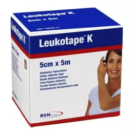 LEUKOTAPE K 5 cm kožne barve, 1 kos