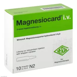 MAGNESIOCARD i.v. Raztopina za injiciranje, 10X10 ml