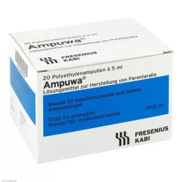 AMPUWA Plastični ojačevalnik Raztopina za injiciranje/infundiranje, 20X5 ml