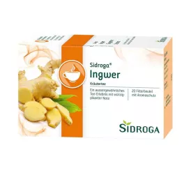SIDROGA Ingverjev čaj filter vrečke, 20X0,75 g