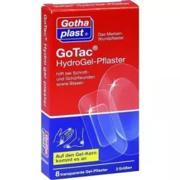 GOTAC HydroGel obliži 2 velikosti, 8 kosov