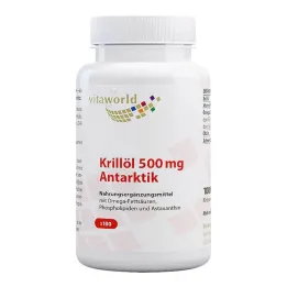 Krilovo olje 500 mg antarktične kapsule, 100 kosov