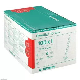 OMNIFIX Solo insulin pr.1 ml U40, 100X1 ml