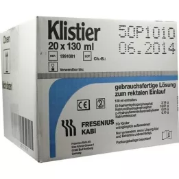 KLISTIR, 20X130 ml
