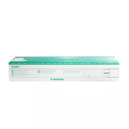 INJEKT Solo brizga 2 ml Luer centric PVC-brez, 100X2 ml