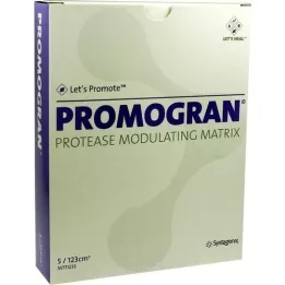 PROMOGRAN 123 qcm sterilne tamponade, 5 kom