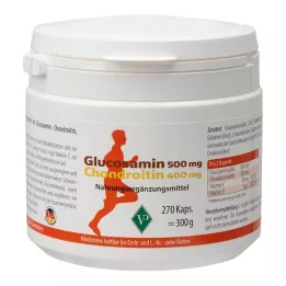 GLUCOSAMIN 500 mg+hondroitin 400 mg kapsule, 270 kos