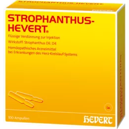 STROPHANTHUS HEVERT Ampule, 100 kos